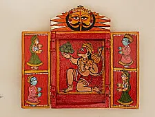 कथनिक ☀ Kaavad a Wooden Shrine { Single piece } ~ 129